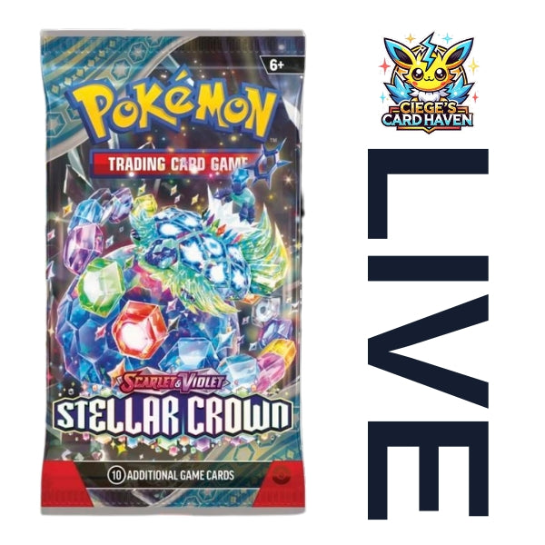 Stellar Crown Pokemon Booster Pack